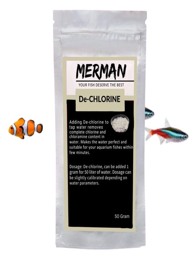 SANSEFERO مزيل الكلور من بريمير بلانتس لأحواض السمك لإزالة الكلور والكلورامين من مياه أحواض السمك للحصول على مياه صحية ونقية (50 غرام مزيل الكلور) - Image 1